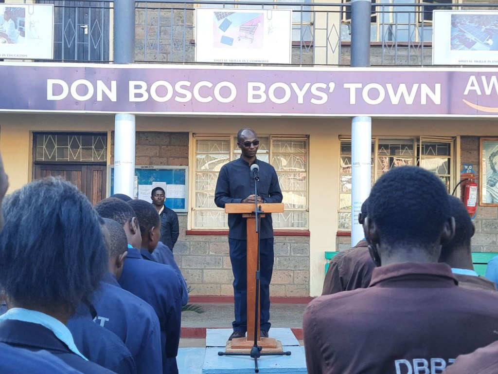 Fr. Walter(SDB) Administrator Don Bosco Boys Town Technical Institute.